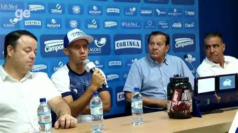 Técnico Eduardo Baptista é apresentado pelo CSA fala sobre cobrança e