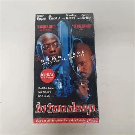 In Too Deep Vhs Demo Tape Omar Epps Ll Cool J New Sealed