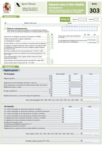 Modelo 303 descarga cómo rellenarlo qué es