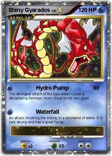 Pokémon Shiny Gyarados 17 17 - Hydro Pump - My Pokemon Card