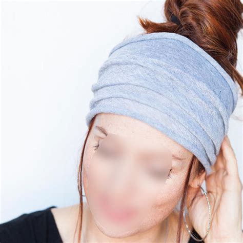 Buy Soft Women Elastic Stretch Running Wide Hairband Head Wrap Yoga Headband Turban Lyd At