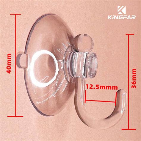 Suction Cup Hooks Clear Hooks Kingfar