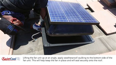 Quietcool Solar Roof Mount Attic Fan Installation Youtube