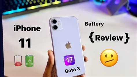 Iphone 11 Battery Review Ios 17 Beta 3 Disappointed 😔 Youtube