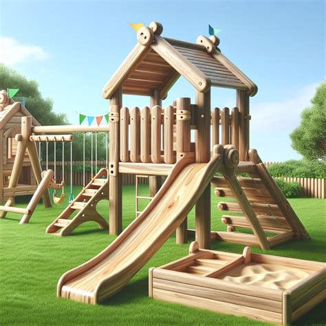 Designing Custom Wooden Playground Sets for Kids