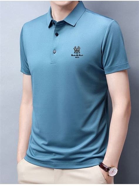 Polo Masculina Azul Claro Six Compre Agora Online Shopping City