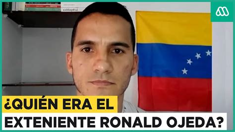 ¿quién Era El Exteniente Ronald Ojeda Las Dudas En Crimen De Militar