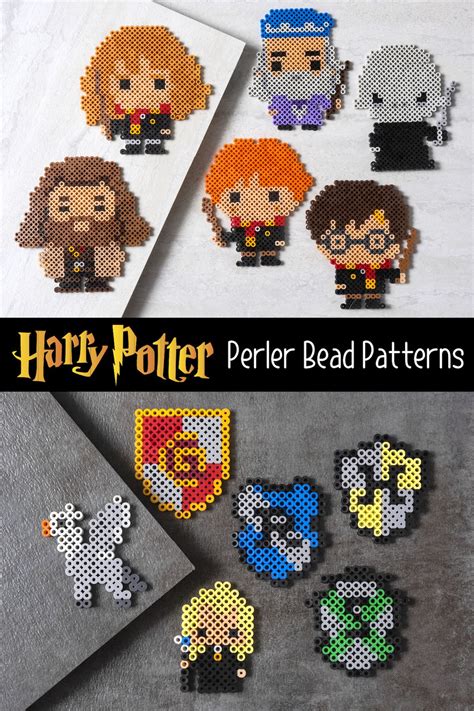 Harry Potter Perler Beads 50 Patterns Harry Potter Perler Beads