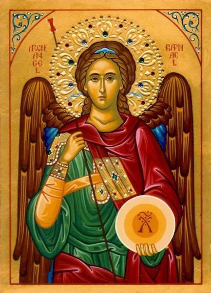 Orthodox icon of Archangel Raphael. Commemorated November 8th ...