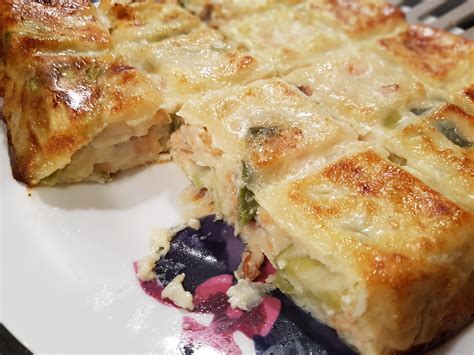 Quiche sans pâte poireaux et saumon fumé AnnSo Cuisine cie