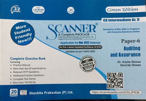 Scanner Ca Intermediate Group Ii Paper Auditing And Assurance