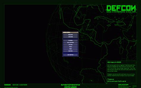 DEFCON (2006) by Introversion Software Windows game