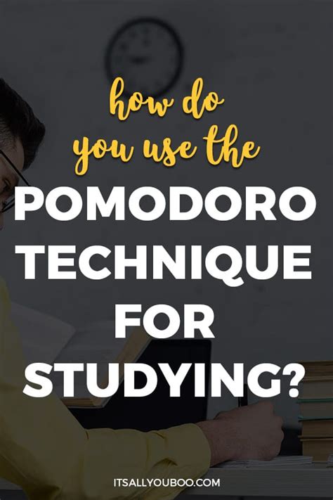 How do You Use Pomodoro Technique for Studying?