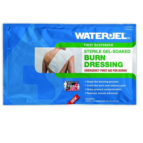 Water Jel Sterile Burn Dressing Cm X Cm First Aid You