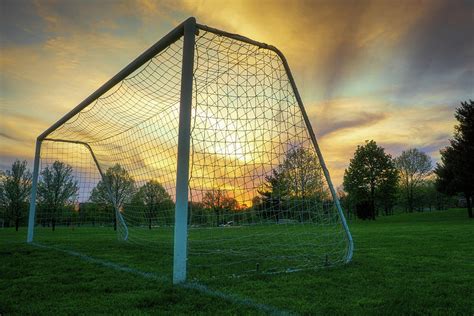 Soccer Goal Sunset Photograph By Jason Fink Pixels