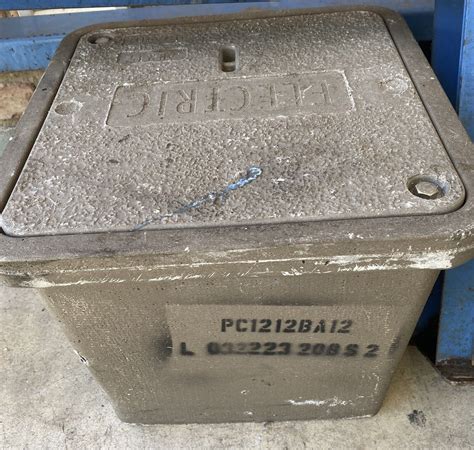 Quazite Pc1212ba12 Polymer Concrete 12x12x12 In Underground Box Tier 15 Ebay