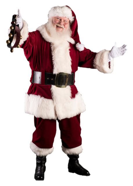 Custom Professional Santa Claus Wardrobe Traditional Style Suit