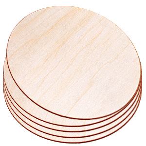 Round Wood Discs For Crafts Audab Pack Wood Circles Inch