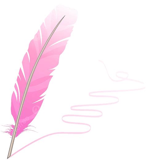 S Mbolo De Pluma Rosa Icono De Pluma Vector Png S Mbolo Pluma Icono