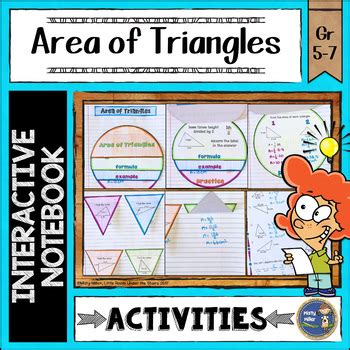 Area Of Triangles Interactive Notebook By Misty Miller Tpt