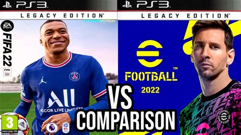 Fifa Vs Efootball Ps Youtube