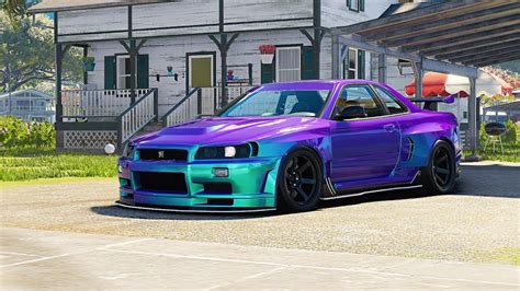 The Crew Motorfest Nissan Skyline Gt R R34 Blackpanthaa Edition Gameplay Youtube