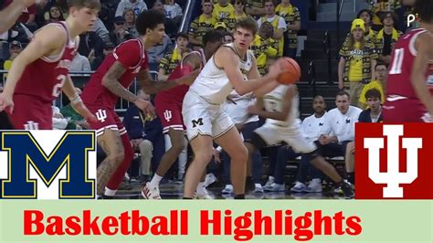 Indiana Vs Michigan Basketball Game Highlights 12 5 2023 YouTube