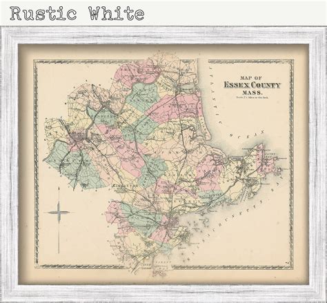 Essex County Massachusetts 1872 Map