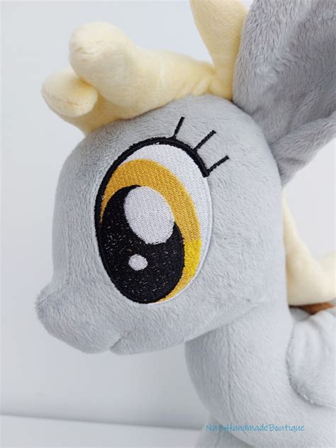 17 Plushie Pony Plush Derpy Hooves With Closed Wings Etsy