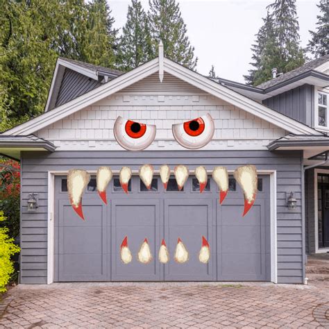 Halloween Garage Door Decorations Make Your Home Spooky Overhead