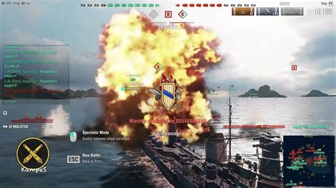 World Of Warships Gameplay Molotov Ussr Cruiser Warship Video