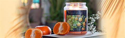 Amazon De Woodbridge Duftkerze Im Glas Mit Deckel Orange Grove