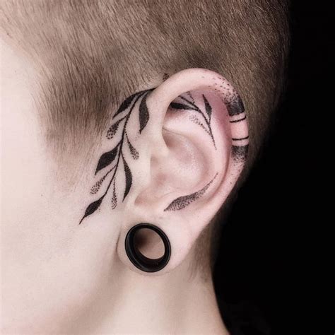 Pin By Opal May On Cute Halloween Tattoos Ear Tattoo Face Tattoos