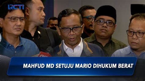 Mahfud Md Besuk David Setuju Pelaku Dihukum Berat Seputarinewspagi