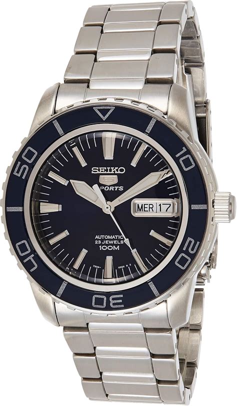 Seiko Reloj Analógico Automático para Hombre con Correa de Acero