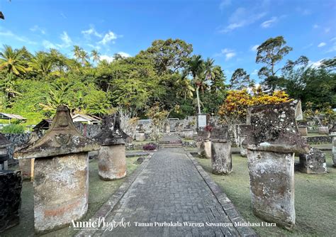 Menjelajah Cagar Budaya Taman Purbakala Waruga Sawangan Minahasa Utara