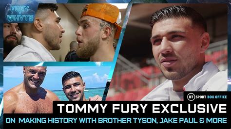 "Tyson and I Making History At Wembley!" Tommy Fury On Brother Tyson ...