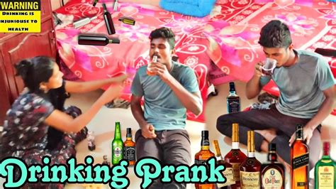 24hrs Drinking Prank On Wife🥴drunk Prank On Girlfriendsaraku Prank