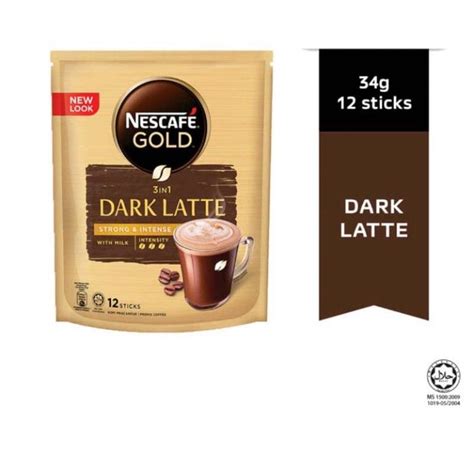 Jual Nescafe Gold Dark Latte Original Malaysia Shopee Indonesia