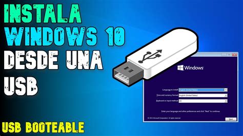 Como Instalar Windows 10 Con Una Memoria Usb Formatea Y Repara Tu Equipo 🚀💿💻 Youtube