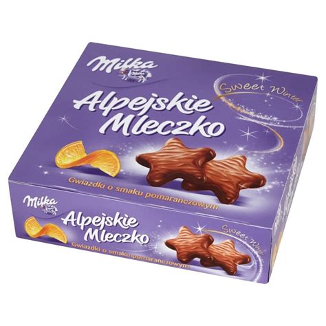 Milka Alpejskie Mleczko Gwiazdki O Smaku Pomara Czowym Sweet Winter