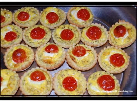 Mini Tartelettes Aux Tomates Cerises Chevre Et Herbes De Provence