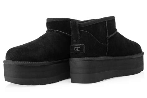 Botki Damskie Ugg Classic Ultra Mini Platform Blk