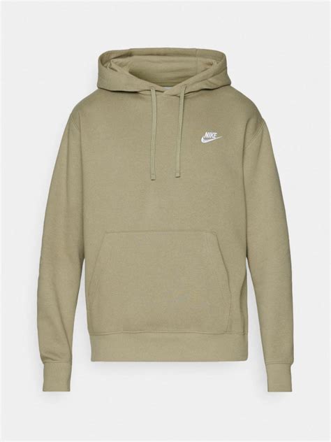 Sweat à capuche club vert olive homme Nike wimod