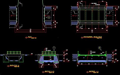 Referensi Gambar Kerja Jembatan Format Dwg File Autocad Asdar Id