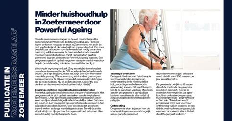 HRC Powerful Ageing Nieuws Innovatieve Zorg Voor Ouderen HRC