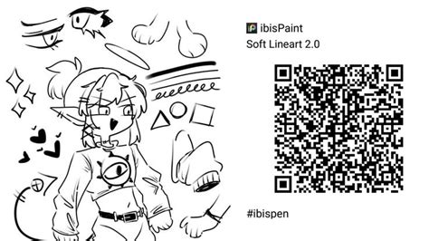 Ibis Paint X Brushes Qr Code In 2023 Paint Brush Art Paint Brush