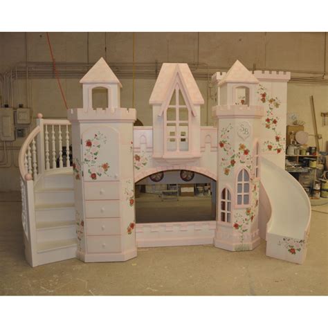 Princess Castle Bunk Bed With Slide 2021 - bunk beds design