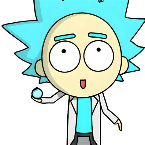 Kawaii Chibi Rick From Rick And Morty · Creative Fabrica