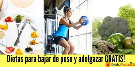 Dietas Para Adelgazar Gratuitas Y Bajar De Peso Saludables【 2019